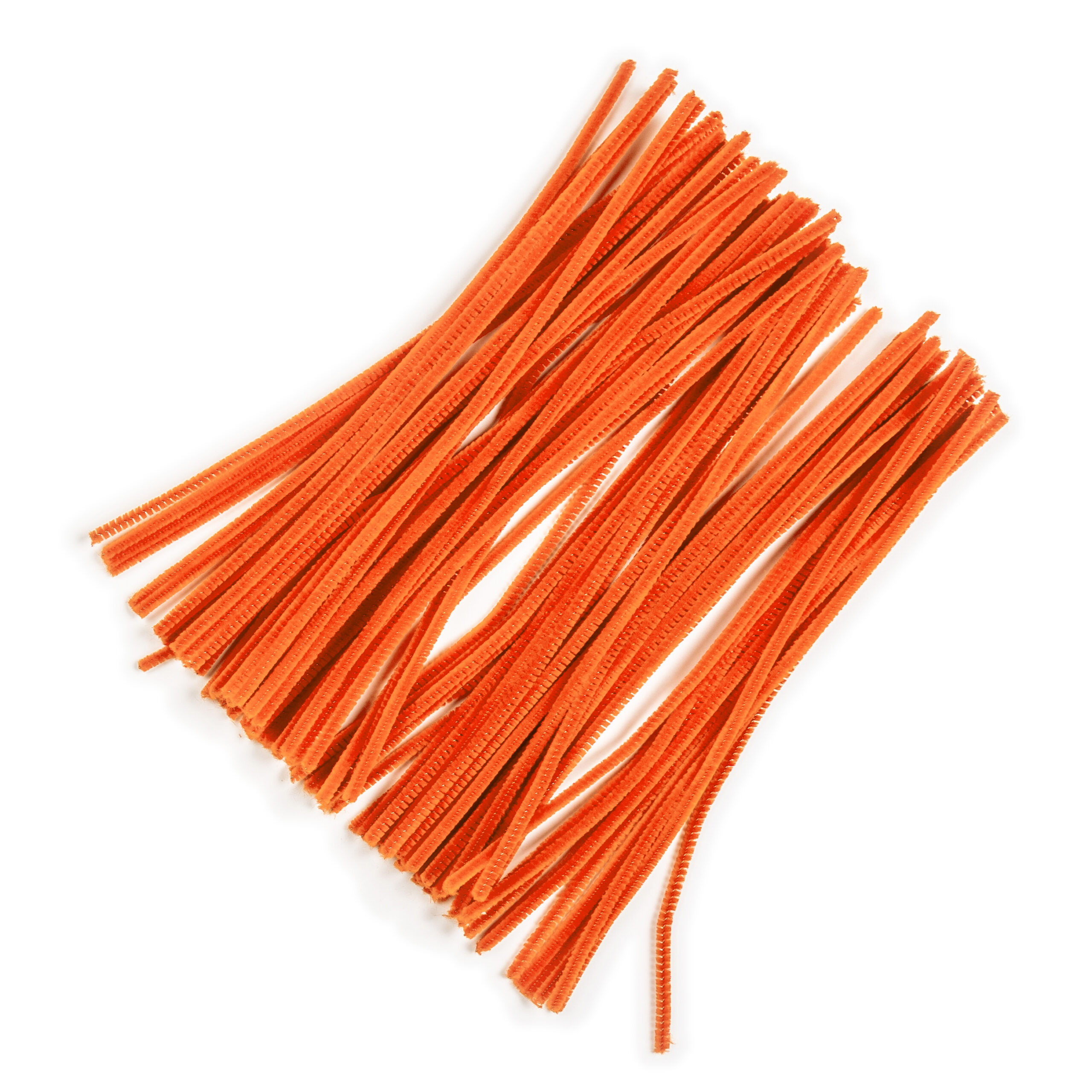 Red,Chenille,Wire,On,A,Light,Background.,A,Lot,Of